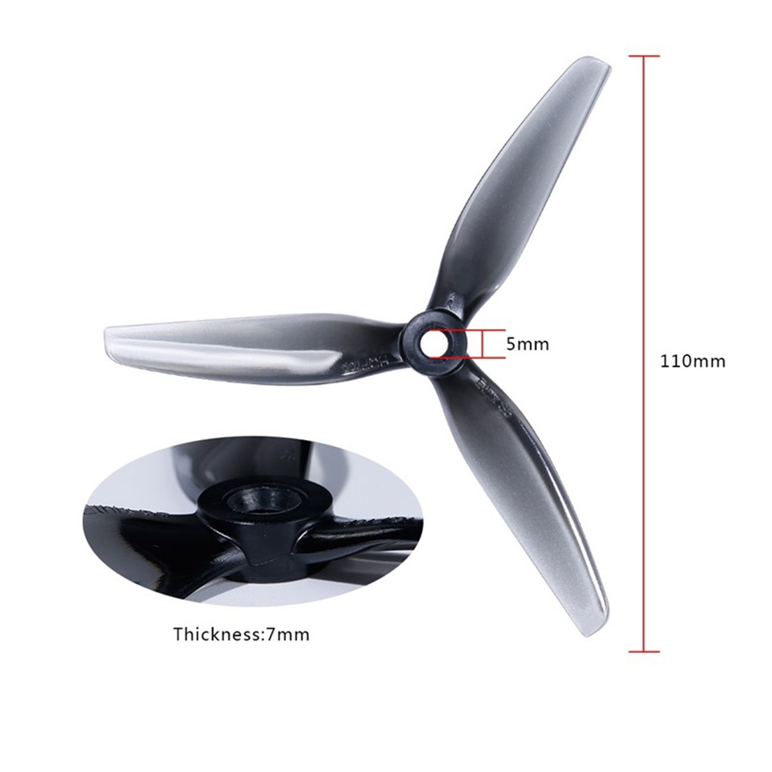 4PCS HQ Ethix S5 Prop 5X4X3 50 - Rc Helicopter Blade 评论和价格