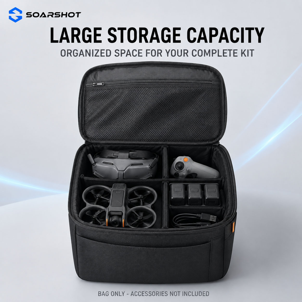 SOARSHOT Carrying Case for DJI - Rc Helicopter Bag 评论和价格